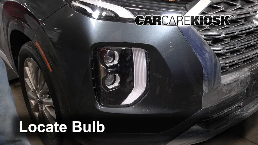 2020 Hyundai Palisade SEL 3.8L V6 Éclairage Feux de croisement (remplacer l'ampoule)